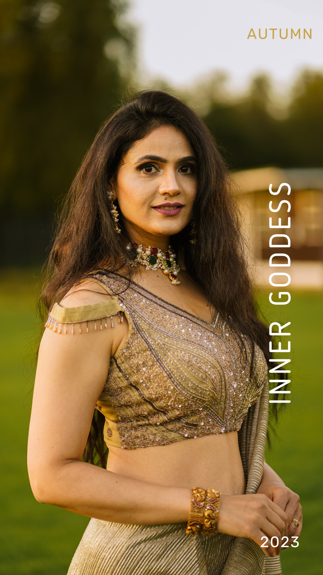 SITARA - Golden Skirt Saree Set| Ready To Ship