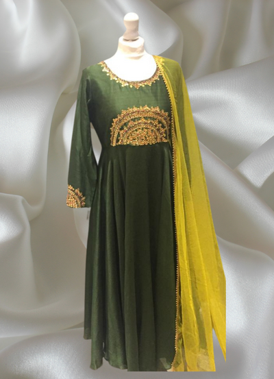 JIVA - Embroidered Anrakali Dress Set