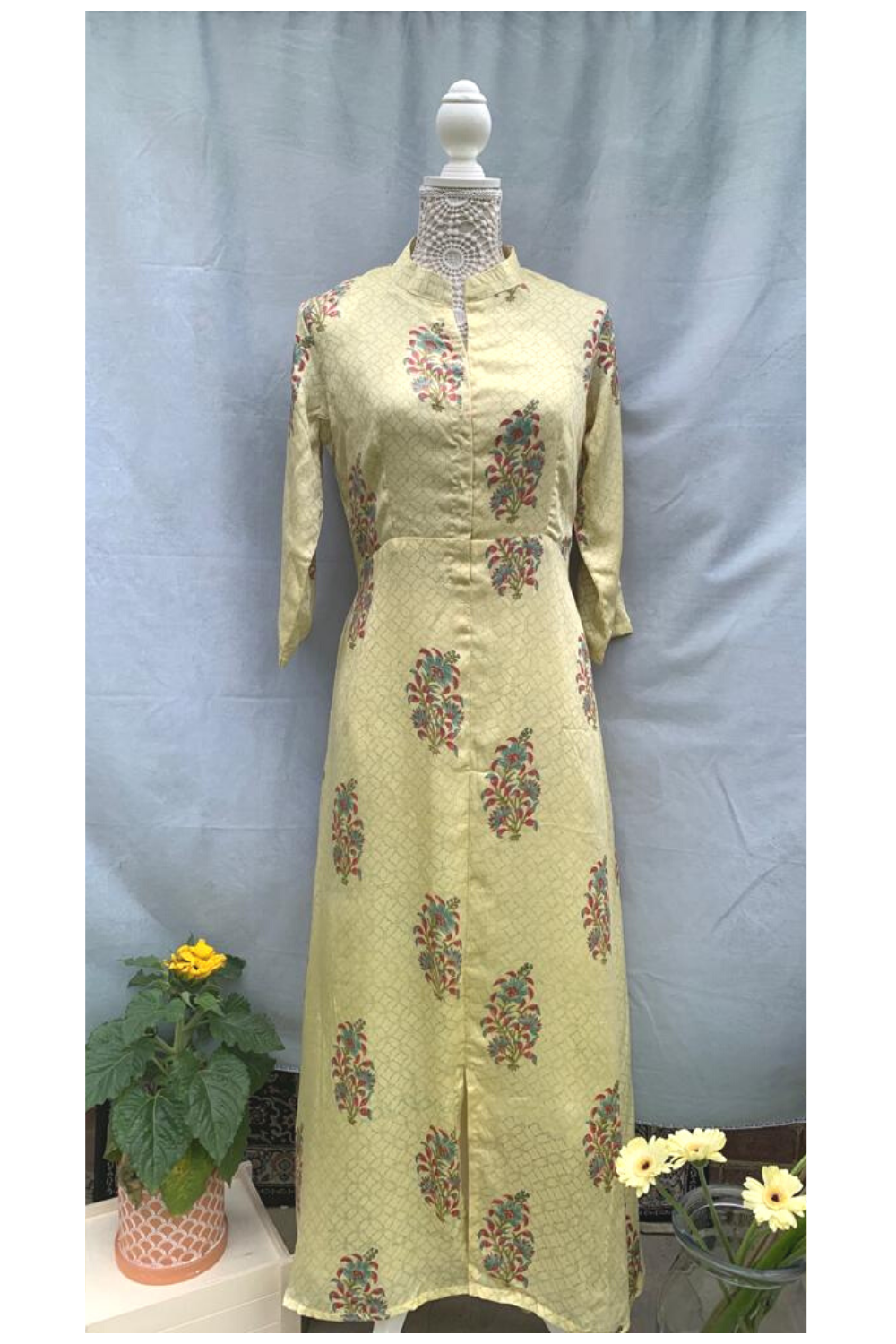Secret Garden Mughal Patterned Dress | Ready To Ship