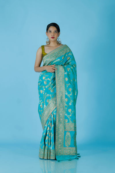RADHA - Handwoven Banarsi Silk Sari