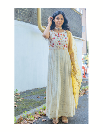 AARYA - Embroidered Anarkali Gown