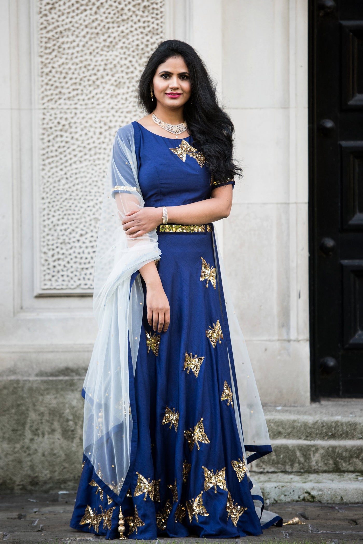 BUTTERFLY - Embellished Lehenga.