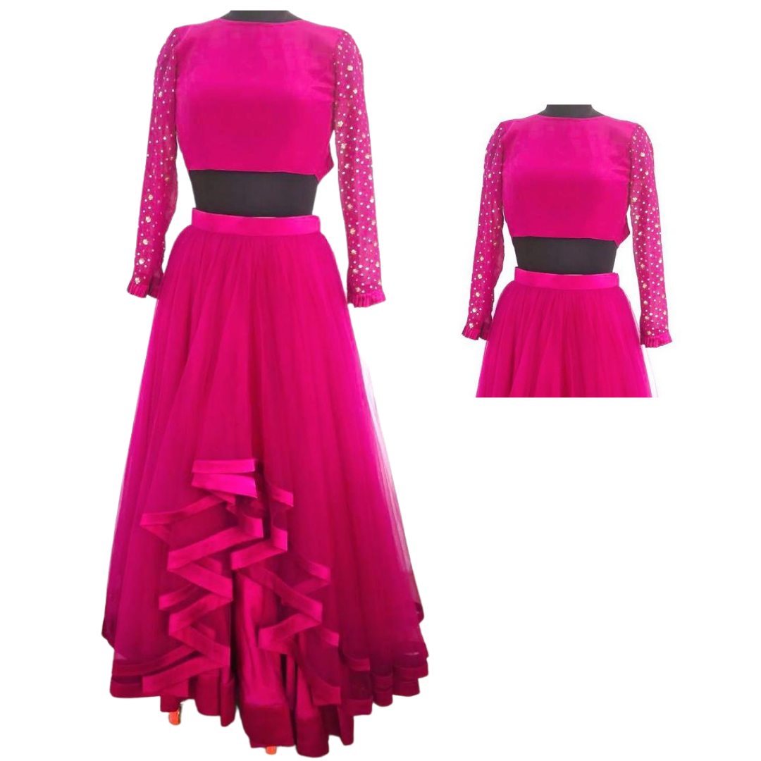 PRI - Cocktail Layered Lehenga