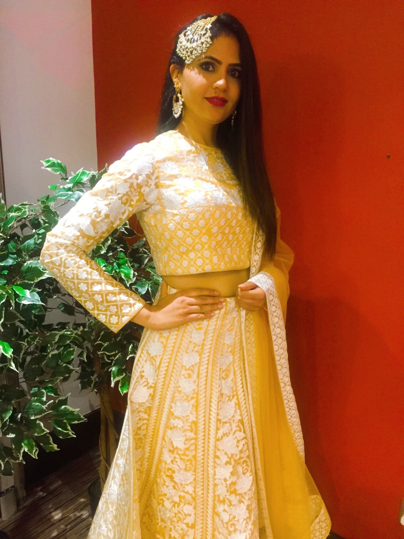 SIMRAN - Yellow Lehenga