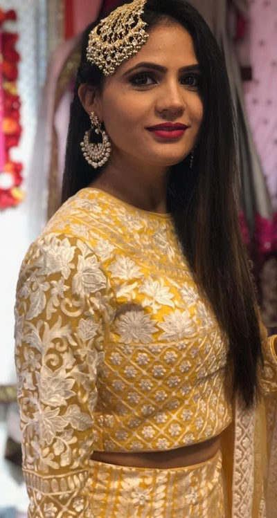 SIMRAN - Yellow Lehenga